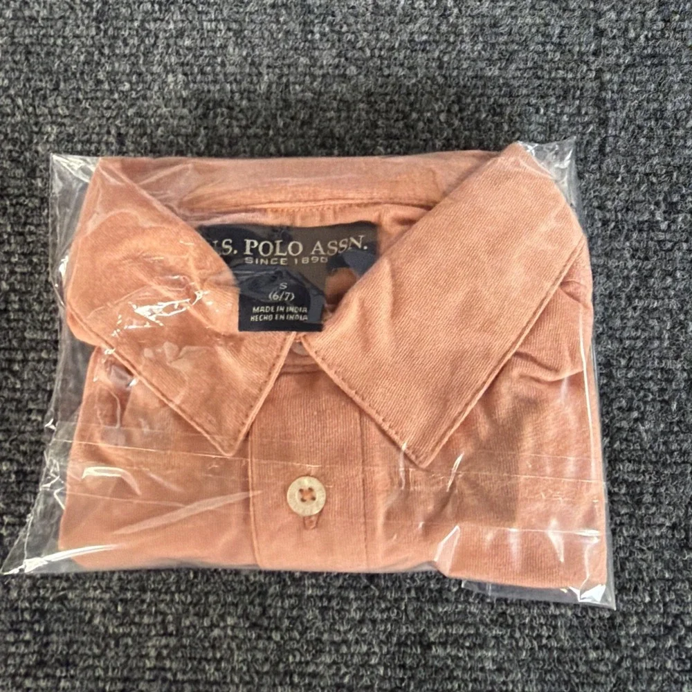 Polo Ralph Lauren Orange Kids Sz S 6/7 Y Polo NEW WITH TAGS